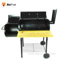 Outdoor Large Portable Trolley Barrel Charcoal BBQ Grill